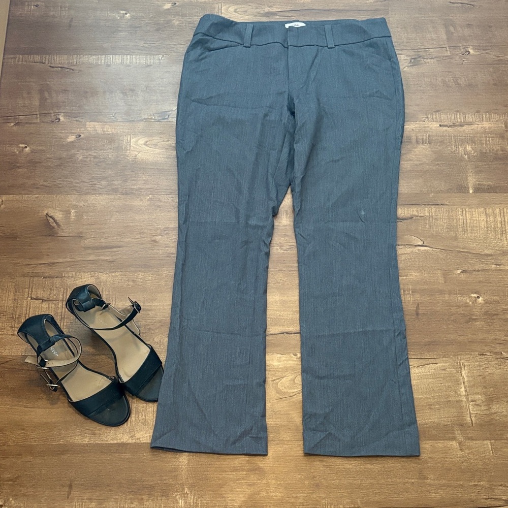 Merona Gray Boot Cut Dress Pants